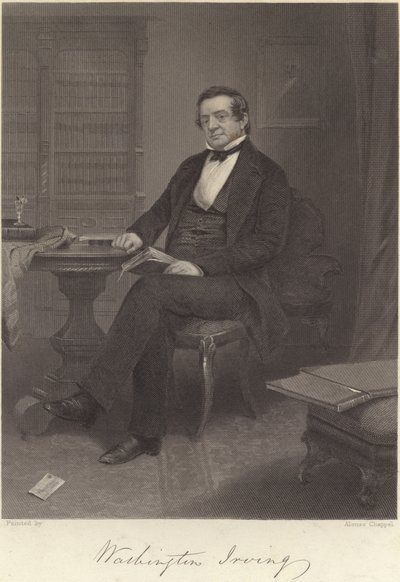 Washington Irving by Alonzo Chappel